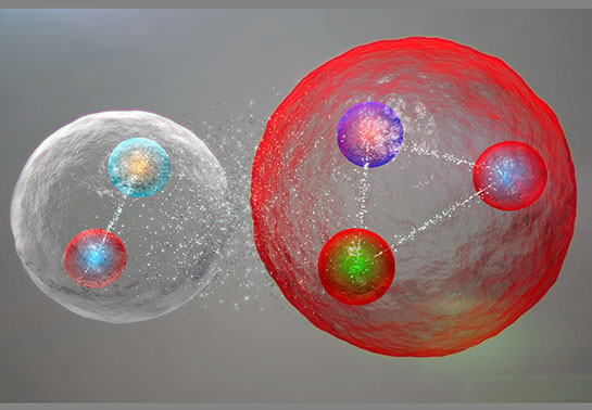 pentaquark observado en el experimento LHCb en 2015